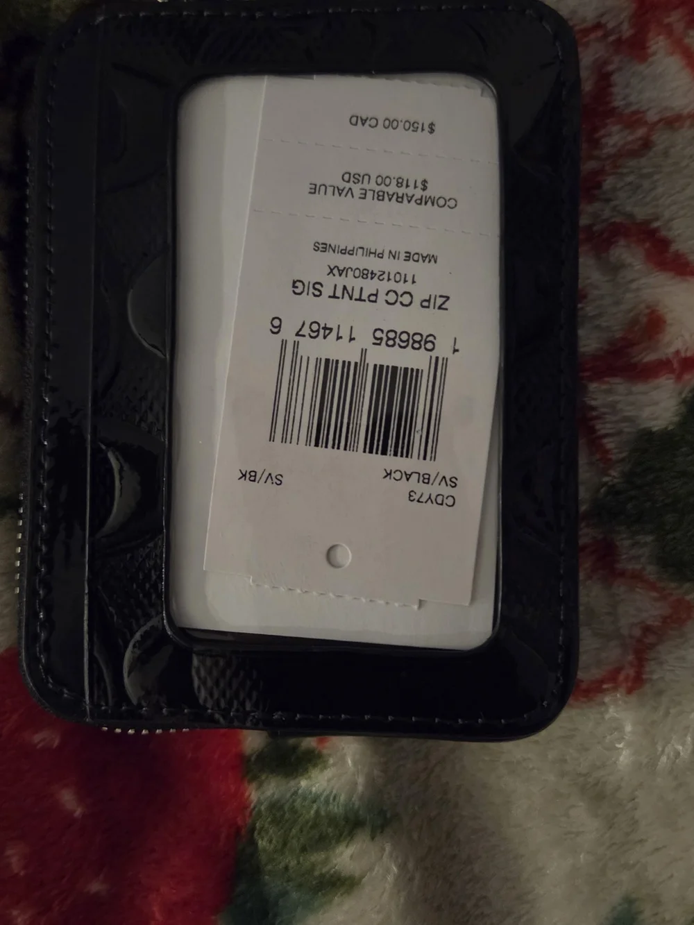 COACH Zip Card Case - Picture 3 of 4